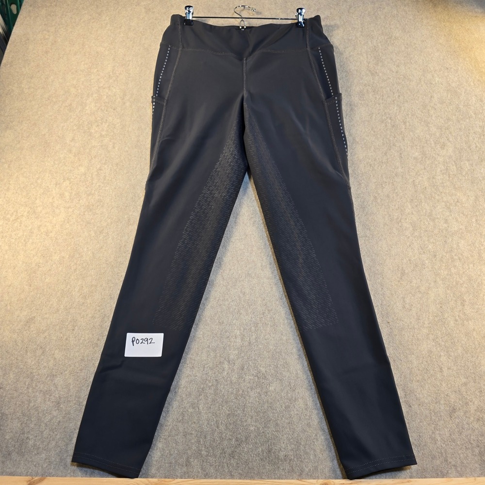 Good Rider‎ Energy Breech F/S Black Silicone Full Seat Equestrian Leggings P0292
